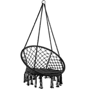 Chaise balançoire suspendue en macramé Ø 82cm
