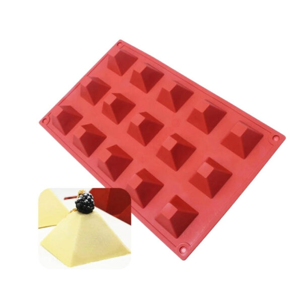 moule chocolat silicone forme pyramide1