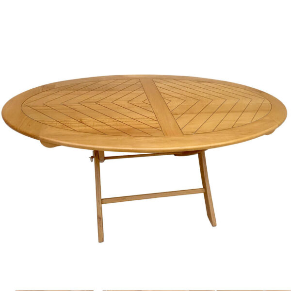 Grande Table ovale en bois blenz TA001 a