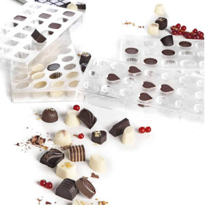 moule chocolat carré polycarbonate Lacor 66874