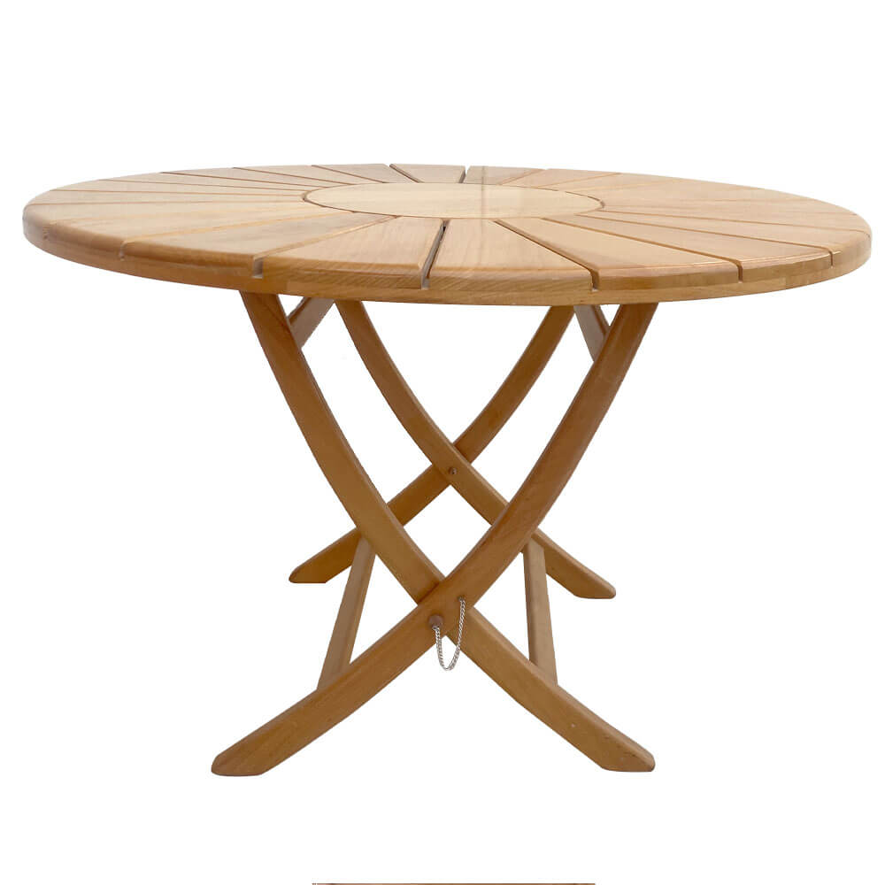 Table ronde en bois blenz soleil O120cm a