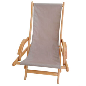 Chaise longue en bois blenz natte CL001