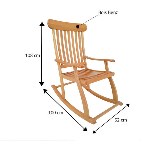 chaise longue Rocking chair RC001 dime
