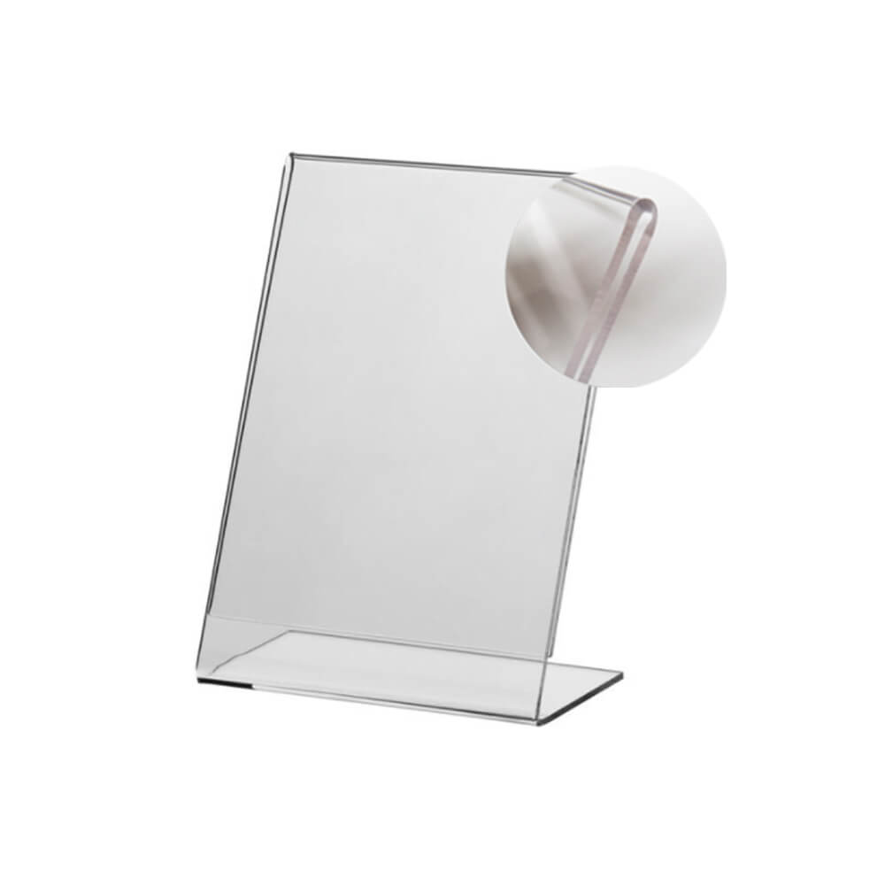 Porte affiche avec Support en Plexiglass A5 transparent