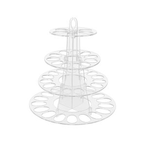 Présentoir macarons en plexiglas 4 étages