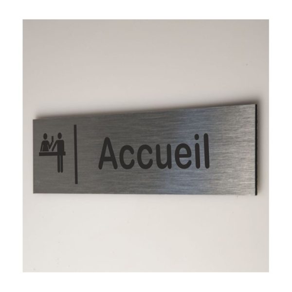 Plaque de signalétique en alu